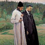 Mikhail Nesterov Philosophers painting